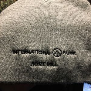 International Paper Rome Mill grey OSFA cap